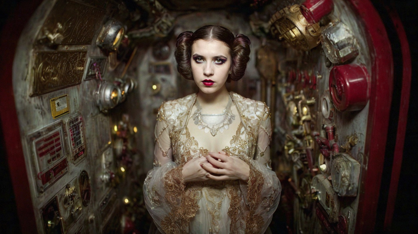 Princess Leia Organa cosplay photography by The Synthetic Dream Foundation